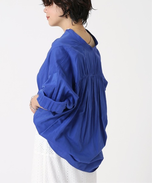 B.C STOCK(ベーセーストック)の「C/Rシアーワイドシャツ(シャツ/ブラウス・レディース・ホワイト/サックスブルー/グリーン/ブルー系その他・FREE)」の17枚目の写真