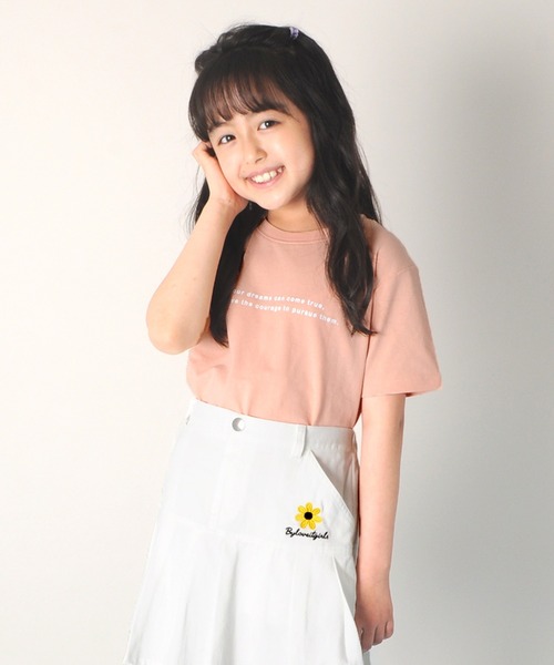 GLAZOS（グラソス）の「天竺・プリント半袖Ｔシャツ（Tシャツ/カットソー・キッズ・エメラルド/アイボリー/キナリ/ライトグレー/ベージュ/ライトブルー/チャコールグレー/ベージュ系その他/ネイビー/ピンク系その他/ホワイト/ピンク/グレー/パープル/ブラック/ライトグリーン・100cm/140cm/130cm/110cm/120cm）」の15枚目の写真