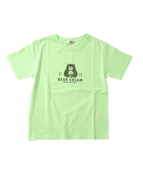 GLAZOS（グラソス）の「天竺・プリント半袖Ｔシャツ（Tシャツ/カットソー・キッズ・エメラルド/アイボリー/キナリ/ライトグレー/ベージュ/ライトブルー/チャコールグレー/ベージュ系その他/ネイビー/ピンク系その他/ホワイト/ピンク/グレー/パープル/ブラック/ライトグリーン・100cm/140cm/130cm/110cm/120cm）」の10枚目の写真