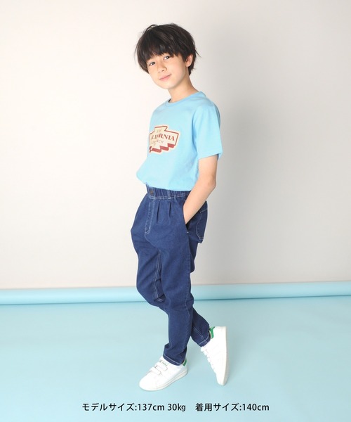 GLAZOS（グラソス）の「天竺・プリント半袖Ｔシャツ（Tシャツ/カットソー・キッズ・エメラルド/アイボリー/キナリ/ライトグレー/ベージュ/ライトブルー/チャコールグレー/ベージュ系その他/ネイビー/ピンク系その他/ホワイト/ピンク/グレー/パープル/ブラック/ライトグリーン・100cm/140cm/130cm/110cm/120cm）」の22枚目の写真