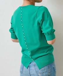 BEARDSLEY | 【一部サイト限定】後ろパールニット(ニット/セーター)