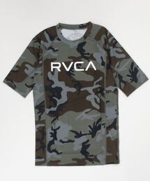 RVCA メンズ BIG RVCA SS RASHGUAR ラッシュガード【2022年春夏モデル】/ルーカ半袖ラッシュガード