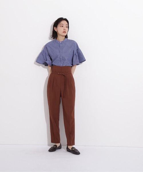 NATURAL BEAUTY BASIC(ナチュラルビューティーベーシック)の「ストライプフリルシャツ(シャツ/ブラウス・レディース・ホワイト系その他/ブルー系その他/ブルー系その他6・SMALL/MEDIUM)」の7枚目の写真