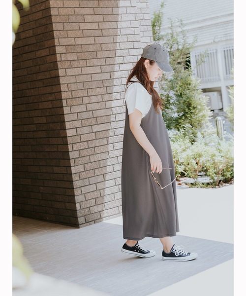 Ocean Pacific（オーシャンパシフィック）の「【OP:オーピー】レディース キャミワンピース　ワッフル（ワンピース・レディース・チャコールグレー/ベージュ/オレンジ/ブルー/ヘザーグレー・MEDIUM/LARGE/X-LARGE）」の18枚目の写真