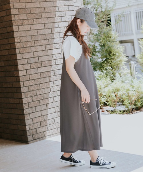 Ocean Pacific（オーシャンパシフィック）の「【OP:オーピー】レディース キャミワンピース　ワッフル（ワンピース・レディース・チャコールグレー/ベージュ/オレンジ/ブルー/ヘザーグレー・MEDIUM/LARGE/X-LARGE）」の19枚目の写真