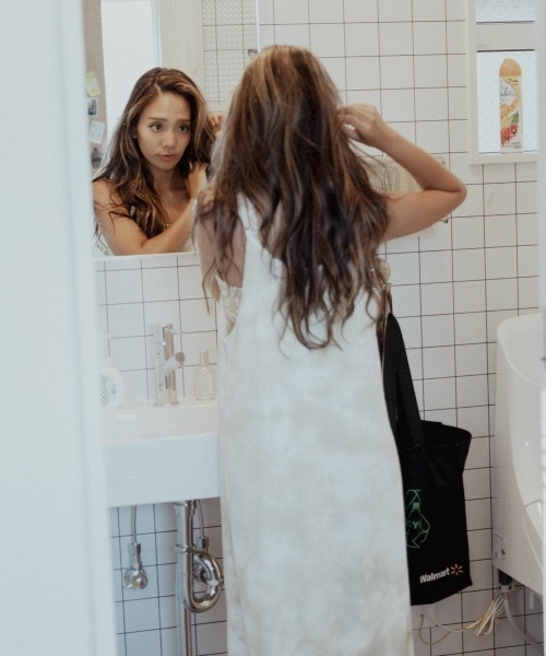 Ocean Pacific（オーシャンパシフィック）の「【OP:オーピー】レディース キャミワンピース　ワッフル（ワンピース・レディース・チャコールグレー/ベージュ/オレンジ/ブルー/ヘザーグレー・MEDIUM/LARGE/X-LARGE）」の21枚目の写真