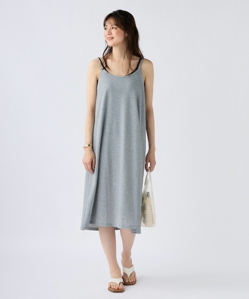 Ocean Pacific（オーシャンパシフィック）の「【OP:オーピー】レディース キャミワンピース　ワッフル（ワンピース・レディース・チャコールグレー/ベージュ/オレンジ/ブルー/ヘザーグレー・MEDIUM/LARGE/X-LARGE）」の9枚目の写真