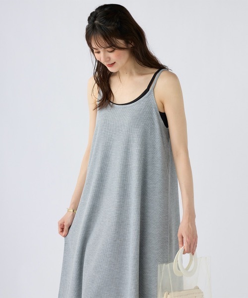 Ocean Pacific（オーシャンパシフィック）の「【OP:オーピー】レディース キャミワンピース　ワッフル（ワンピース・レディース・チャコールグレー/ベージュ/オレンジ/ブルー/ヘザーグレー・MEDIUM/LARGE/X-LARGE）」の10枚目の写真