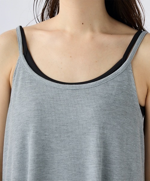 Ocean Pacific（オーシャンパシフィック）の「【OP:オーピー】レディース キャミワンピース　ワッフル（ワンピース・レディース・チャコールグレー/ベージュ/オレンジ/ブルー/ヘザーグレー・MEDIUM/LARGE/X-LARGE）」の15枚目の写真