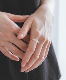 HARIO Lampwork Factory(ハリオランプワークファクトリー)の「『別注』HARIO Lampwork Factory×DOORS マーキスゴールドリング(リング)」