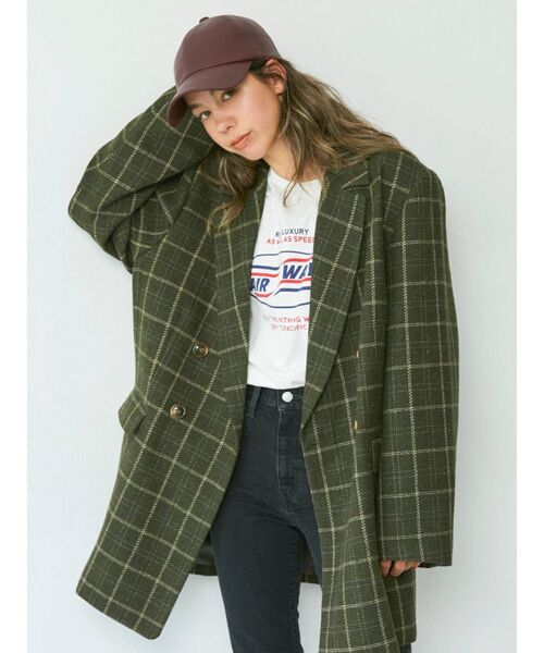 Ungrid（アングリッド）の「ルーズシルエットチェックジャケット 