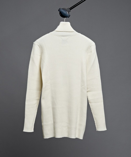 Lui's（ルイス）の「スリムタートルニット（ニット/セーター・メンズ・ホワイト/ブラック/オレンジ/グレー・SMALL/MEDIUM）」の18枚目の写真