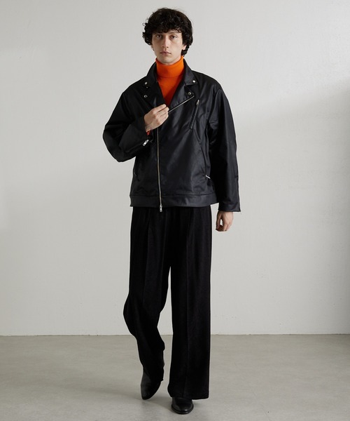 Lui's（ルイス）の「スリムタートルニット（ニット/セーター・メンズ・ホワイト/ブラック/オレンジ/グレー・SMALL/MEDIUM）」の11枚目の写真