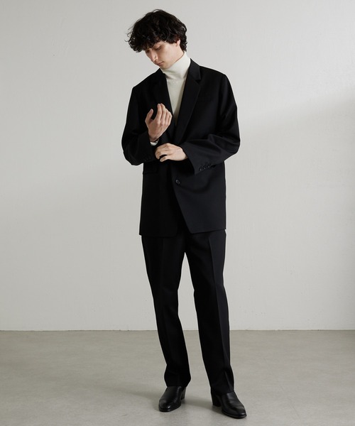 Lui's（ルイス）の「スリムタートルニット（ニット/セーター・メンズ・ホワイト/ブラック/オレンジ/グレー・SMALL/MEDIUM）」の8枚目の写真