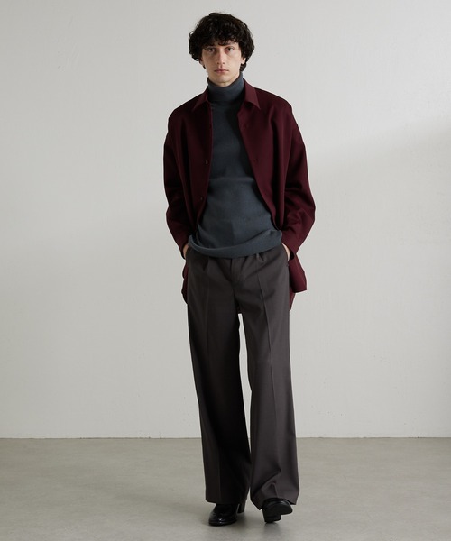 Lui's（ルイス）の「スリムタートルニット（ニット/セーター・メンズ・ホワイト/ブラック/オレンジ/グレー・SMALL/MEDIUM）」の16枚目の写真