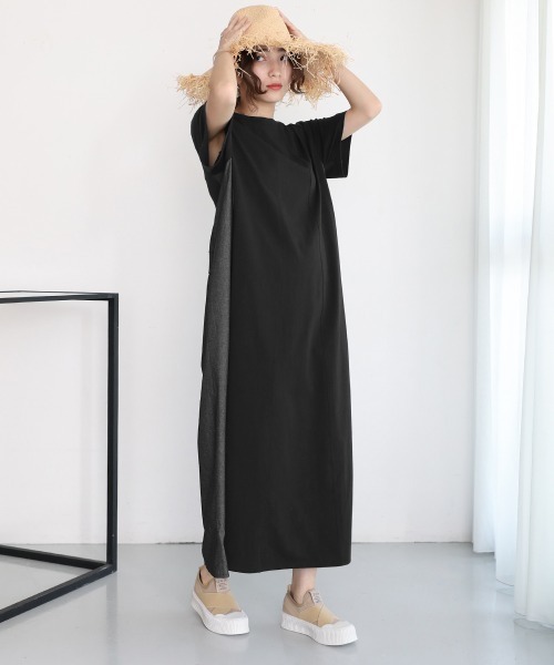 Bou Jeloud（ブージュルード）の「クロスバンド厚底スニーカー（その他シューズ・レディース・ブラック/ベージュ・23.5/24/24.5）」の5枚目の写真