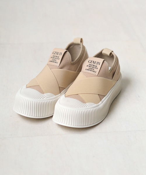 Bou Jeloud（ブージュルード）の「クロスバンド厚底スニーカー（その他シューズ・レディース・ブラック/ベージュ・23.5/24/24.5）」の13枚目の写真