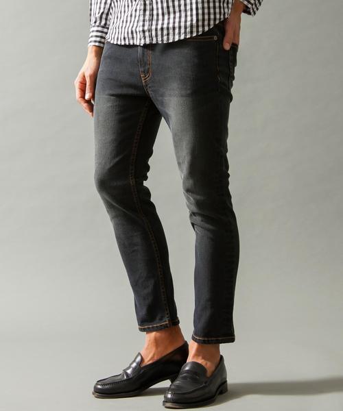 BEAUTY&YOUTH UNITED ARROWS(ビューティーアンドユースユナイテッドアローズ)の「【WEB限定】by ∴ デニム スキニー アンクルパンツ◆(デニムパンツ・メンズ・ブラック/ネイビー/コバルトブルー・MEDIUM/LARGE/SMALL)」の2枚目の写真