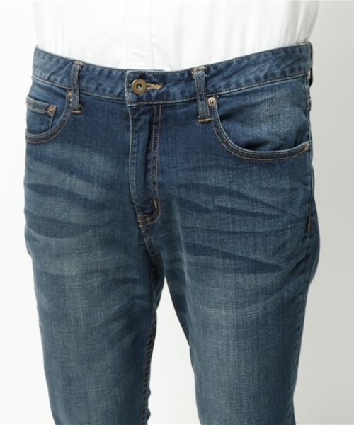 BEAUTY&YOUTH UNITED ARROWS(ビューティーアンドユースユナイテッドアローズ)の「【WEB限定】by ∴ デニム スキニー アンクルパンツ◆(デニムパンツ・メンズ・ブラック/ネイビー/コバルトブルー・MEDIUM/LARGE/SMALL)」の8枚目の写真