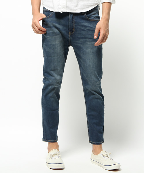 BEAUTY&YOUTH UNITED ARROWS(ビューティーアンドユースユナイテッドアローズ)の「【WEB限定】by ∴ デニム スキニー アンクルパンツ◆(デニムパンツ・メンズ・ブラック/ネイビー/コバルトブルー・MEDIUM/LARGE/SMALL)」の7枚目の写真