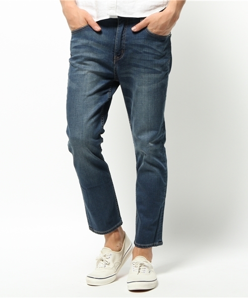 BEAUTY&YOUTH UNITED ARROWS(ビューティーアンドユースユナイテッドアローズ)の「【WEB限定】by ∴ デニム スキニー アンクルパンツ◆(デニムパンツ・メンズ・ブラック/ネイビー/コバルトブルー・MEDIUM/LARGE/SMALL)」の18枚目の写真