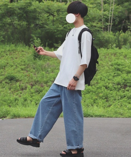 INTER FACTORY（インターファクトリー）の「ファッションインフルエンサー DAISUKE - ハイソールレザーベルトサンダル made in INTER FACTORY（サンダル・メンズ・ブラック・SMALL/MEDIUM/LARGE）」の9枚目の写真