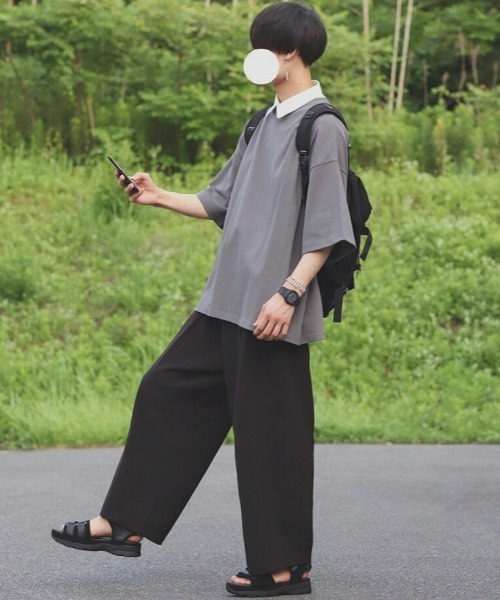 INTER FACTORY（インターファクトリー）の「ファッションインフルエンサー DAISUKE - ハイソールレザーベルトサンダル made in INTER FACTORY（サンダル・メンズ・ブラック・SMALL/MEDIUM/LARGE）」の11枚目の写真