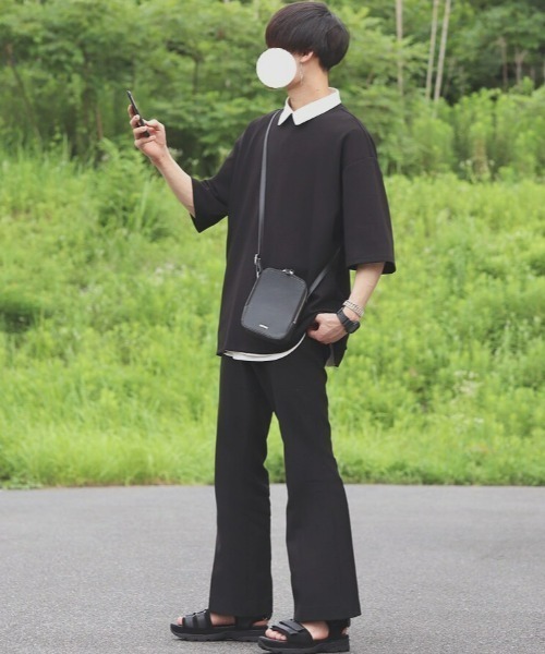 INTER FACTORY（インターファクトリー）の「ファッションインフルエンサー DAISUKE - ハイソールレザーベルトサンダル made in INTER FACTORY（サンダル・メンズ・ブラック・SMALL/MEDIUM/LARGE）」の13枚目の写真