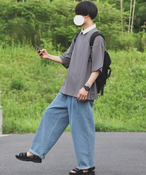 INTER FACTORY（インターファクトリー）の「ファッションインフルエンサー DAISUKE - ハイソールレザーベルトサンダル made in INTER FACTORY（サンダル・メンズ・ブラック・SMALL/MEDIUM/LARGE）」の14枚目の写真