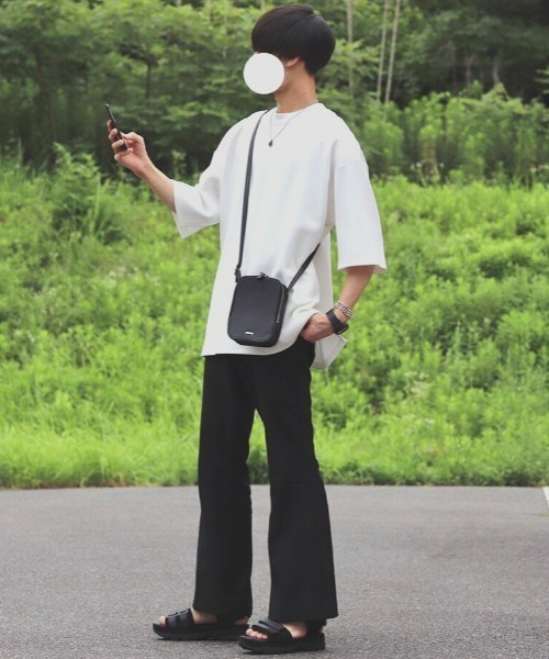 INTER FACTORY（インターファクトリー）の「ファッションインフルエンサー DAISUKE - ハイソールレザーベルトサンダル made in INTER FACTORY（サンダル・メンズ・ブラック・SMALL/MEDIUM/LARGE）」の19枚目の写真