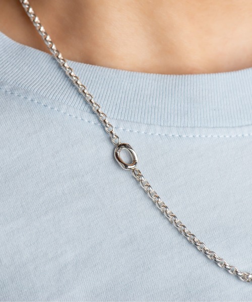 AURORA GRAN（オーロラグラン）の「AURORA GRAN オーロラグラン / Connect "O" Necklace コネクト ”O” シルバーチェーンネックレス（シルバー925） / 220406（ネックレス・メンズ・シルバー・FREE）」の3枚目の写真