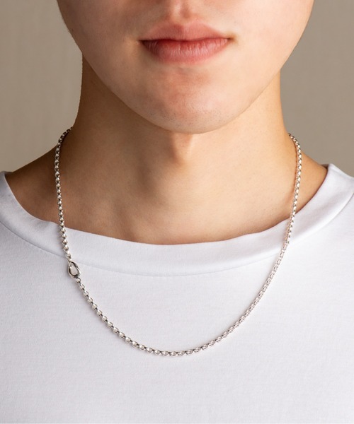 AURORA GRAN（オーロラグラン）の「AURORA GRAN オーロラグラン / Connect "O" Necklace コネクト ”O” シルバーチェーンネックレス（シルバー925） / 220406（ネックレス・メンズ・シルバー・FREE）」の6枚目の写真