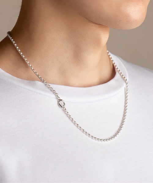 AURORA GRAN（オーロラグラン）の「AURORA GRAN オーロラグラン / Connect "O" Necklace コネクト ”O” シルバーチェーンネックレス（シルバー925） / 220406（ネックレス・メンズ・シルバー・FREE）」の7枚目の写真