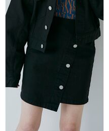 MURUA | アシメラップミニスカート【セットアップ着用可】(スカート)