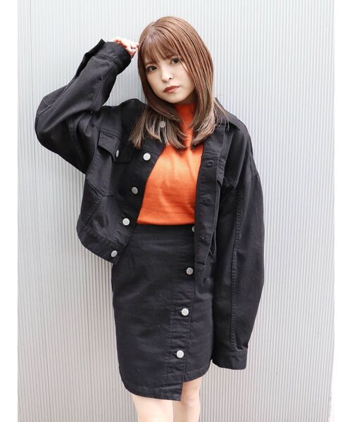 MURUA（ムルーア）の「アシメラップミニスカート【セットアップ着用可】（スカート・レディース・ブラック/カーキ/ブラウン・1/2）」の17枚目の写真