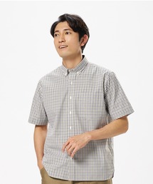 Pitta Re:) | ラウンドテール ボタンダウン 半袖カジュアルシャツ(シャツ/ブラウス)