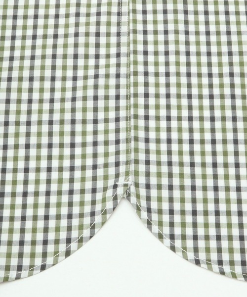 Pitta Re:)（ピッタリ）の「ラウンドテール ボタンダウン 半袖カジュアルシャツ（シャツ/ブラウス・メンズ・ライトカーキ・LL/S/M/L）」の5枚目の写真