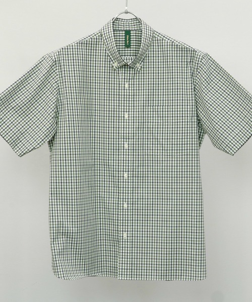 Pitta Re:)（ピッタリ）の「ラウンドテール ボタンダウン 半袖カジュアルシャツ（シャツ/ブラウス・メンズ・ライトカーキ・LL/S/M/L）」の7枚目の写真