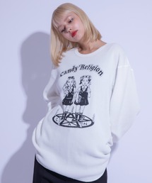 Candy Stripper | CANDY RELIGION WAFFLE L/S Tシャツ(Tシャツ/カットソー)