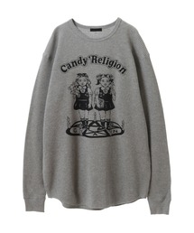 Candy Stripper | CANDY RELIGION WAFFLE L/S Tシャツ(Tシャツ/カットソー)
