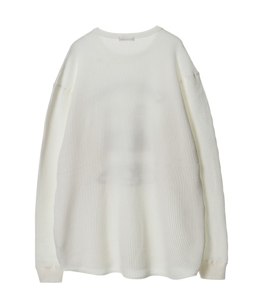 Candy Stripper(キャンディストリッパー)の「CANDY RELIGION WAFFLE L/S Tシャツ(Tシャツ/カットソー・レディース・オフホワイト/ブラック/ヘザーグレー・2)」の8枚目の写真