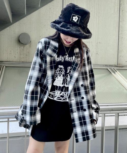 Candy Stripper(キャンディストリッパー)の「CANDY RELIGION WAFFLE L/S Tシャツ(Tシャツ/カットソー・レディース・オフホワイト/ブラック/ヘザーグレー・2)」の15枚目の写真
