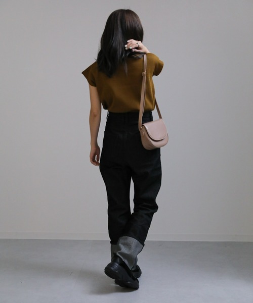 sakishimatokyo（サキシマトーキョー）の「ベーシックハイネックニット / サマーニット（ニット/セーター・レディース・ブラック/ブラウン/カーキ・FREE）」の19枚目の写真