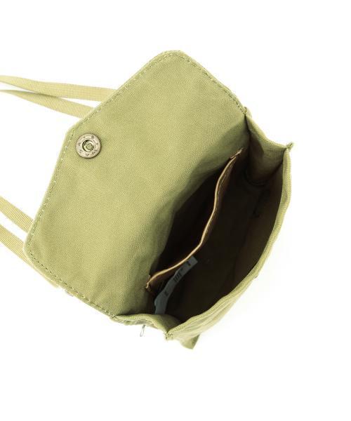 FJALL RAVEN （フェールラーベン）の「FJALLRAVEN / pocketU ミニショルダーバック（ショルダーバッグ・レディース・ライトブラウン/グリーン・ONE SIZE）」の9枚目の写真