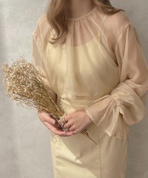 apres jour clair | 【apres jour clair】【SETUP可能】ショートシアーシャツ【ZOZOTOWN限定アイテム】(シャツ/ブラウス)