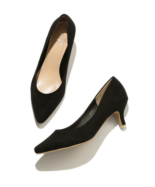 ROPE' PICNIC（ロペピクニック）の「リサイクルフェイクスエードプレーンパンプス（パンプス・レディース・ブラック/ベージュ/ネイビー・23.5cm/24.5cm/23.0cm/24.0cm/22.5cm/25.0cm）」の5枚目の写真