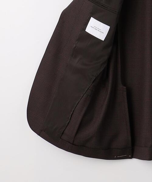 green label relaxing（グリーンレーベルリラクシング）の「アメリカンMRN チェック 2B RG 2PP- ジャケット -ストレッチ-（テーラードジャケット・メンズ・ベージュ/ダークブラウン・42/44/46/48/50）」の13枚目の写真