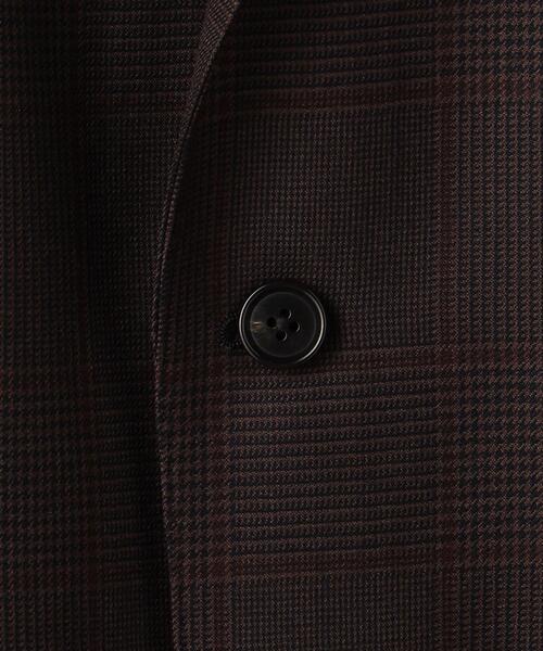 green label relaxing（グリーンレーベルリラクシング）の「アメリカンMRN チェック 2B RG 2PP- ジャケット -ストレッチ-（テーラードジャケット・メンズ・ベージュ/ダークブラウン・42/44/46/48/50）」の14枚目の写真