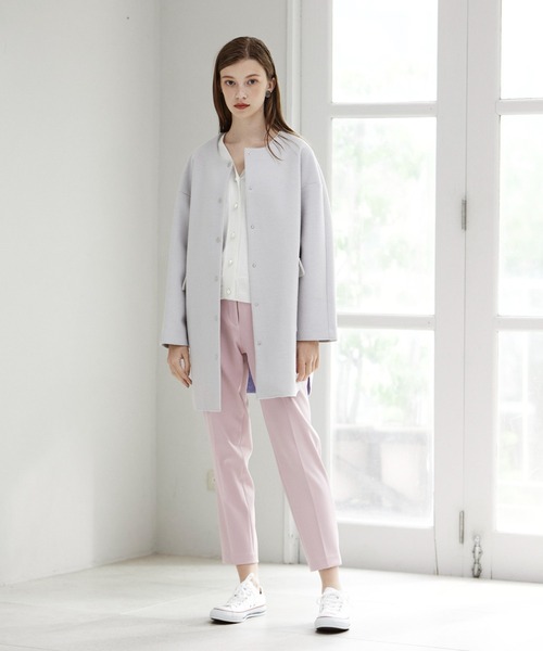 INED CLARO(イネドクラロ)の「ストレッチスティックパンツ(その他パンツ・レディース・アイボリー/ピンク/パープル/ベージュ/ブラック・7号/9号/11号/13号)」の22枚目の写真