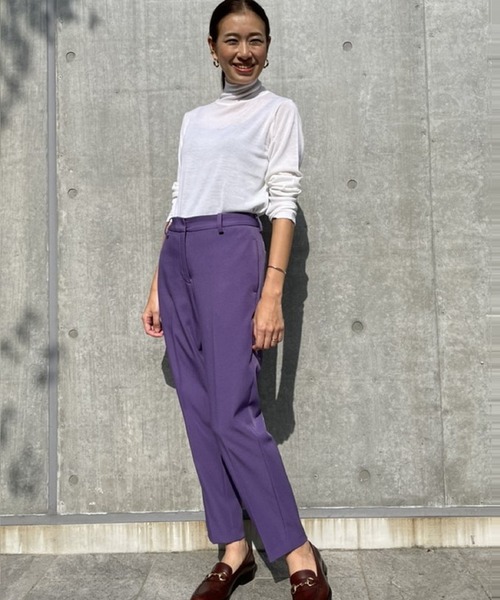 INED CLARO(イネドクラロ)の「ストレッチスティックパンツ(その他パンツ・レディース・アイボリー/ピンク/パープル/ベージュ/ブラック・7号/9号/11号/13号)」の6枚目の写真